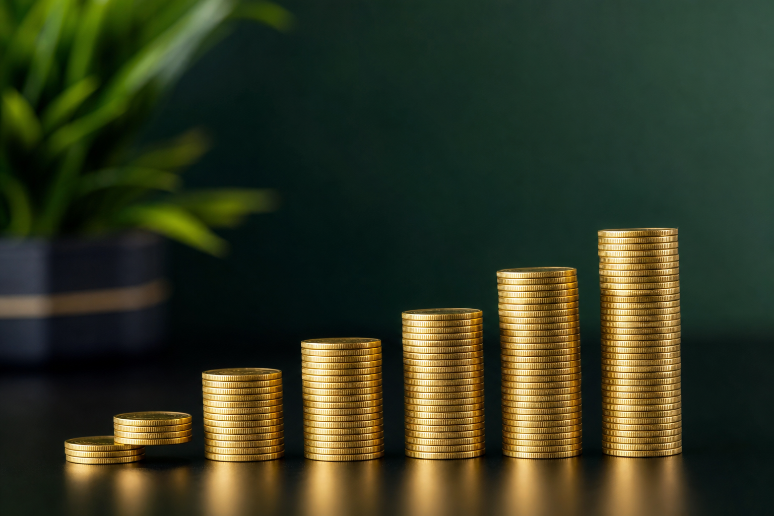 Investment growth chart
